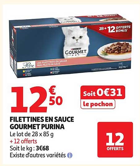 Gourmet Purina Filettines en sauce