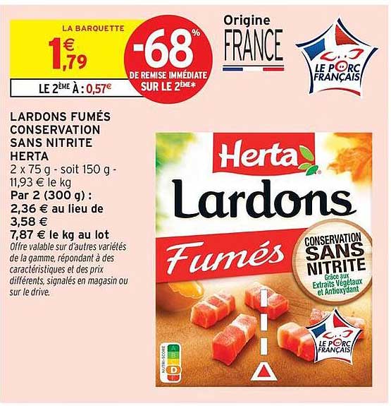 Herta Lardons Fumés