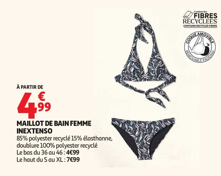 INEXTENSO MAILLOT DE BAIN FEMME