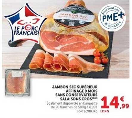 Jambon sec supérieur