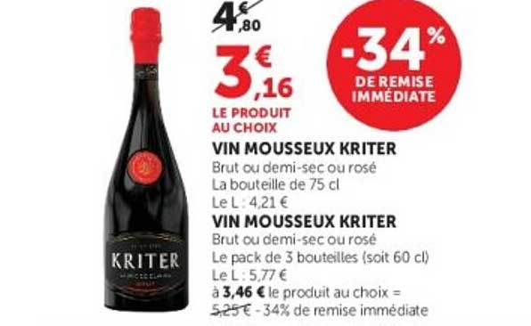 KRITER VIN MOUSSEUX