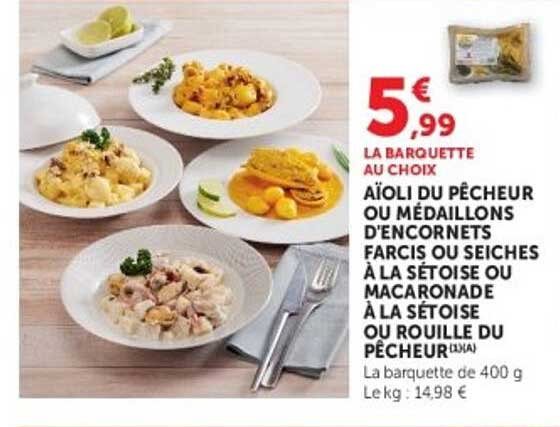 LA BARQUETTE AU CHOIX