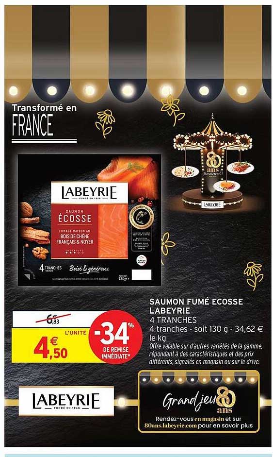 Labeyrie Saumon fumé Ecosse