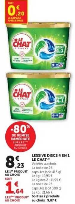 LE CHAT LESIVE DISCS 4 EN 1