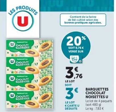Les produits U