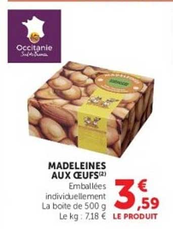 L’Occitane Madeleines aux œufs