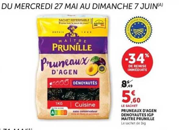 Maître Prunille Pruneaux d'Agen