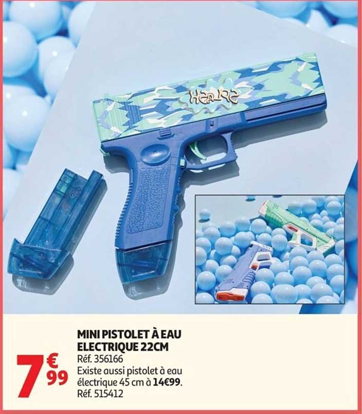 MINI PISTOLET À EAU ELECTRIQUE 22CM