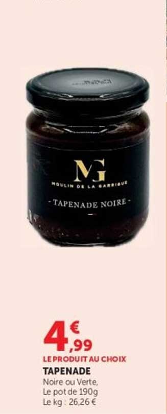 Moulin de la Garrigue TAPENADE NOIRE
