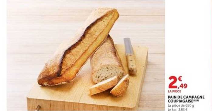 PAIN DE CAMPAGNE COUPIAGAISE
