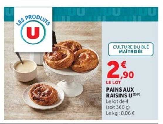 PAINS AUX RAISINS U