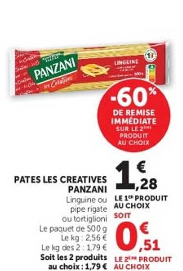 Panzani PATES LES CREATIVES