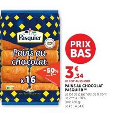 Pasquier Pains au chocolat