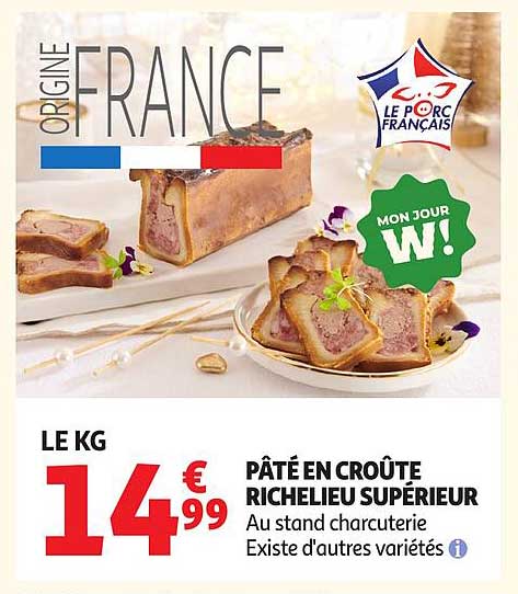 PÂTÉ EN CROÛTE RICHELIEU SUPÉRIEUR