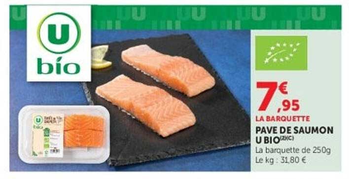 PAVÉ DE SAUMON U BIO