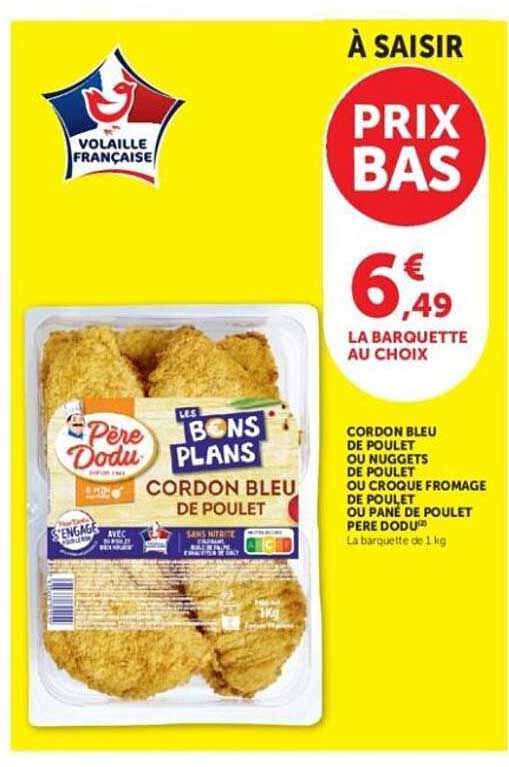 Père Dodu Cordon bleu de poulet