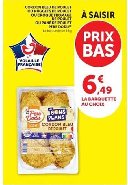 Père Dodu Cordon bleu de poulet