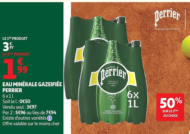 Perrier EAU MINÉRALE GAZEIFIÉE