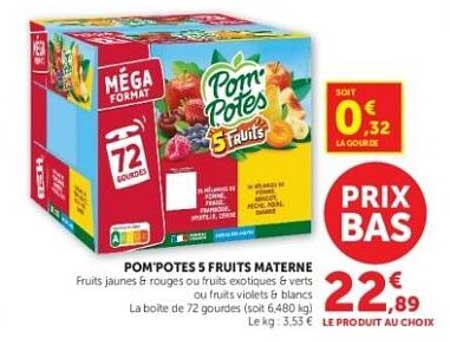 Pom'Potes 5 Fruits