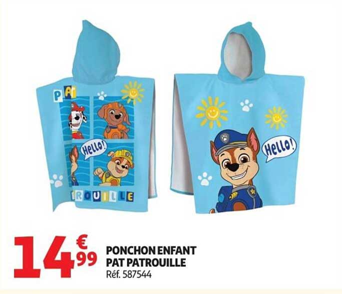 PONCHON ENFANT PAT PATROUILLE