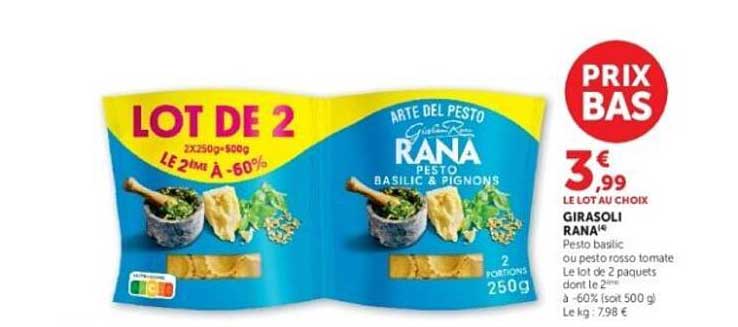Rana Pesto basilic & pignons