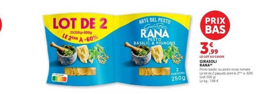 RANA PESTO BASILIC & PIGNONS