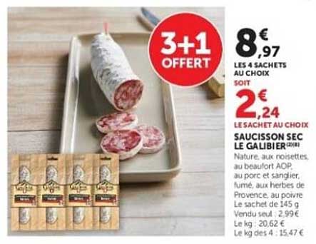 SAUCISSON SEC Le GABIBER 28%
