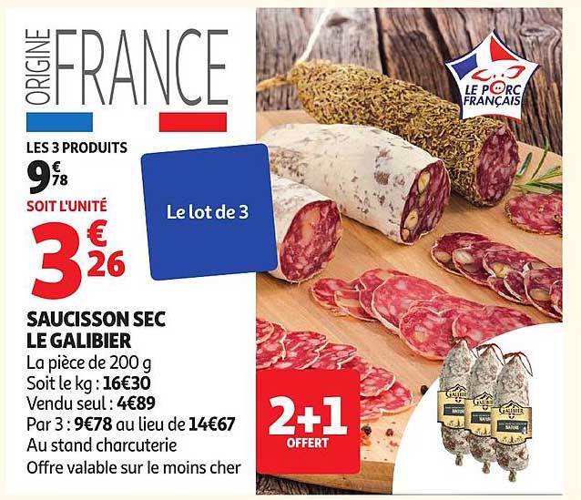 SAUCISSON SEC LE GABIER