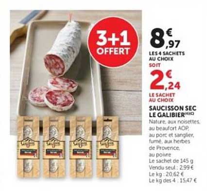 Saucisson sec Le Galibier