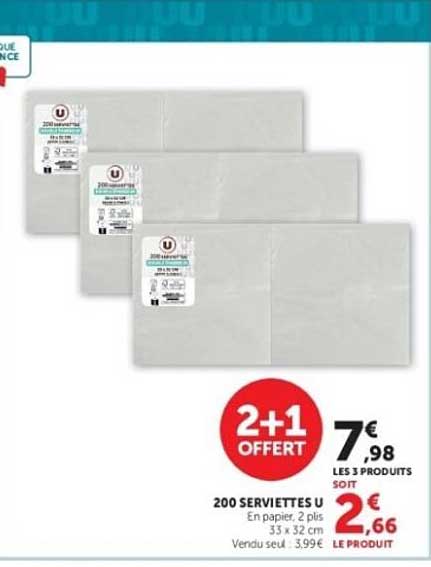 Serviettes U