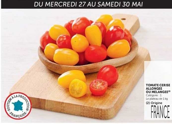 TOMATE CERISE ALLONGEE OU MELANGEE