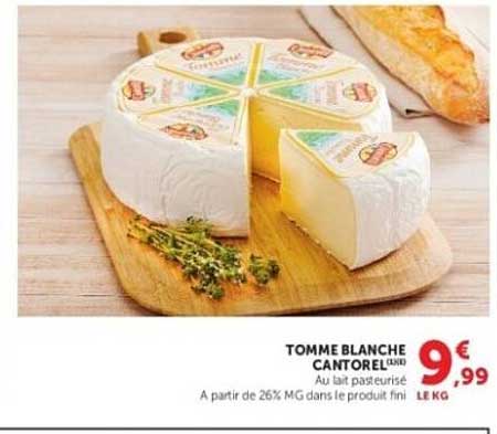 TOMME BLANCHE CANTOREL BANDE ROULEE