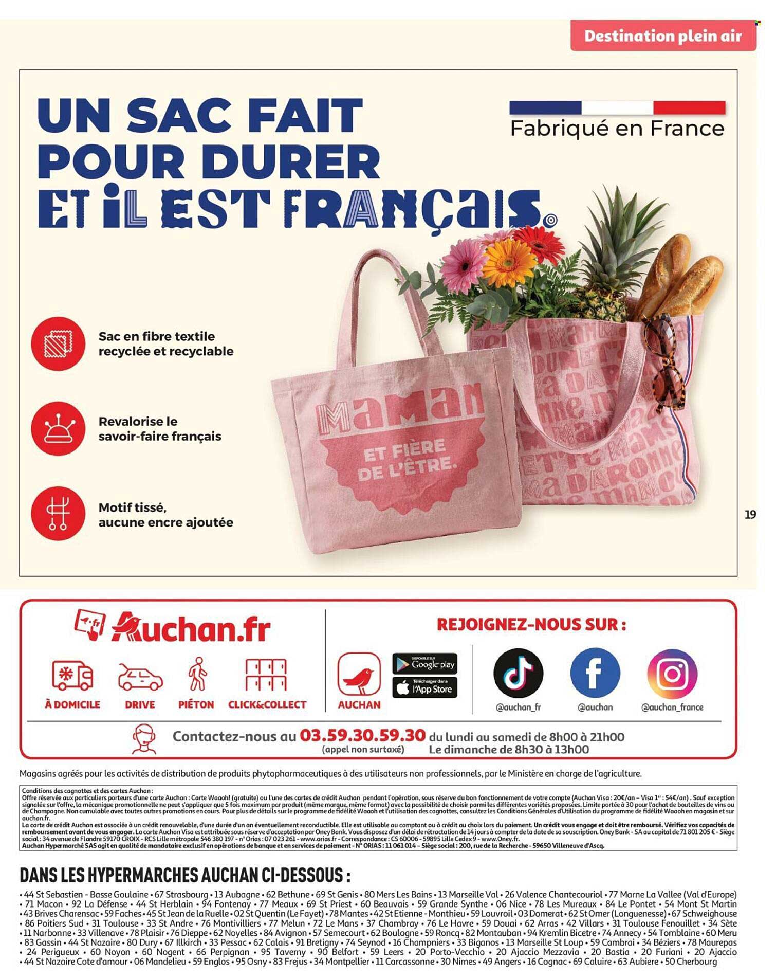 UN SAC FAIT POUR DURER ET IL EST FRANÇAIS