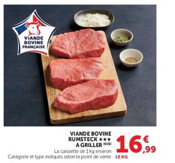 VIANDE BOVINE RUMSTECK À GRILLER