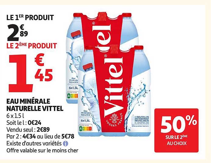 Vittel Eau minérale naturelle
