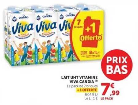 Viva Candia Lait UHT Vitamine