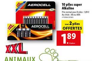 10 piles super alkaline