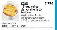12 quenelles de volaille façon traiteur