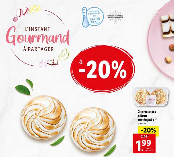 2 Tartelettes Citron Meringuée