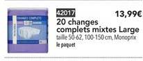 20 changes complets mixtes large