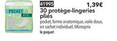30 protège lingeries pliés