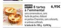 8 Tartes à L'emmental