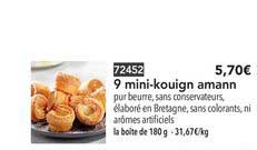 9 mini kouign amann
