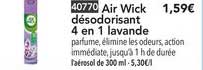 air wick désodorisant 4 en 1 lavande