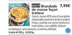 brandade de morue façon traiteur