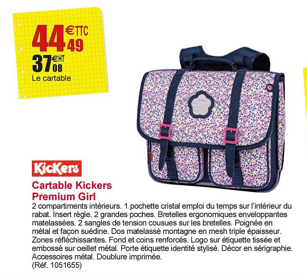 cartable kickers premium girl