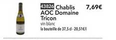 Chablis Aoc Domaine Tricon