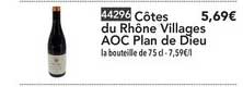 côtes du rhône villages aoc plan de dieu