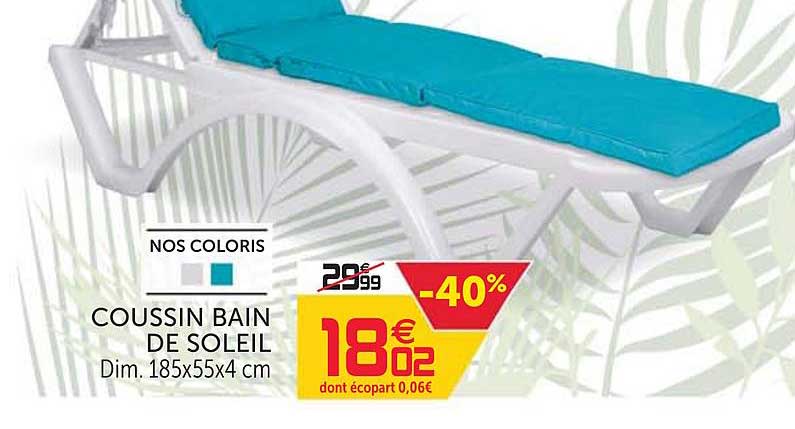 Coussin Bain De Soleil