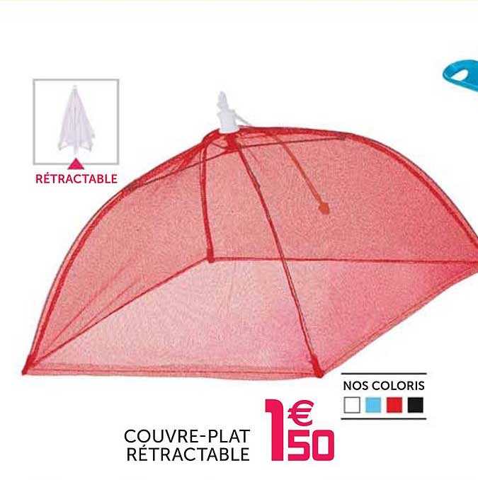 couvre plat rétractable
